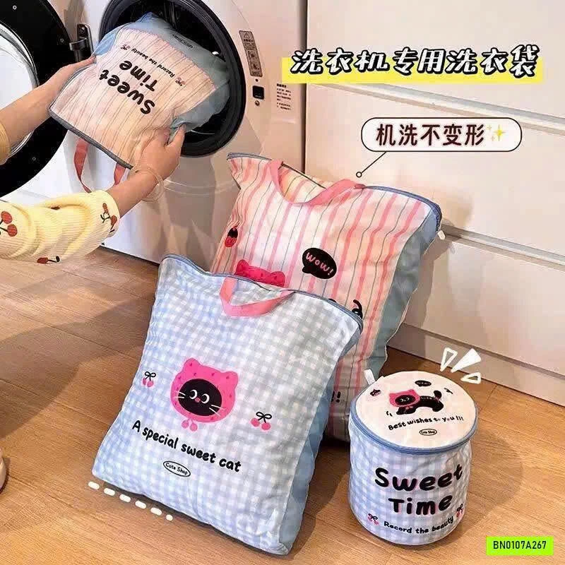 SET 4 TÚI GIẶT ĐỒ MÈO KUTE