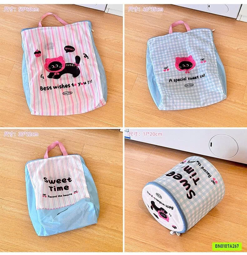 SET 4 TÚI GIẶT ĐỒ MÈO KUTE