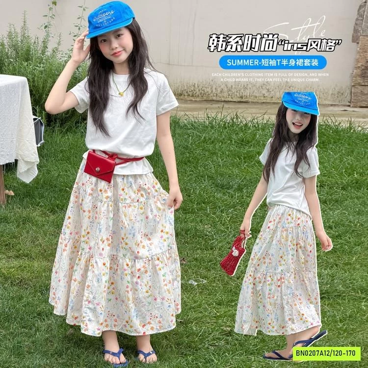 ÁO THUN MIX CV HOA DÁNG DÀI