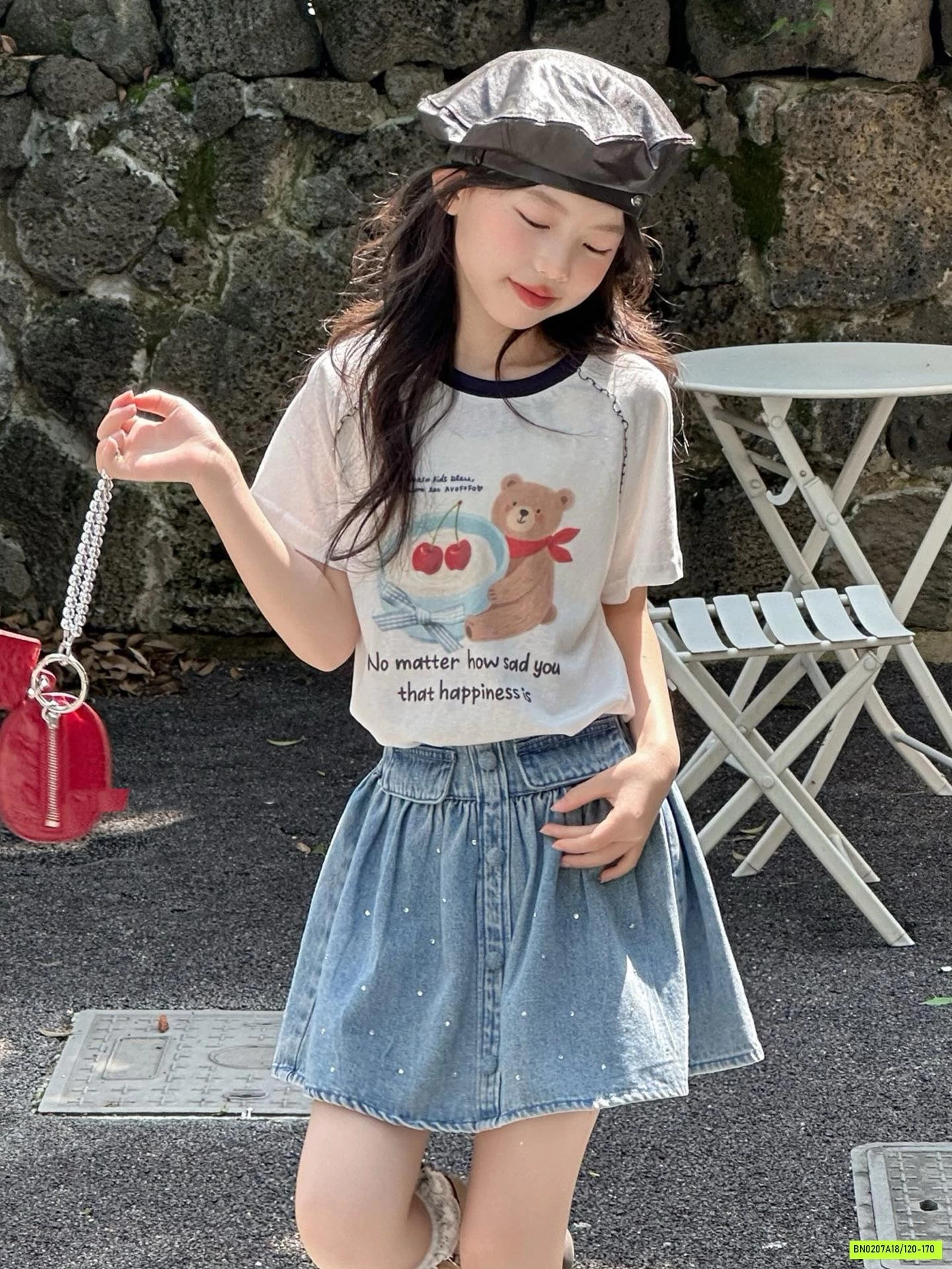 SÉT ÁO GẤU MIX CV JEANS XÒE