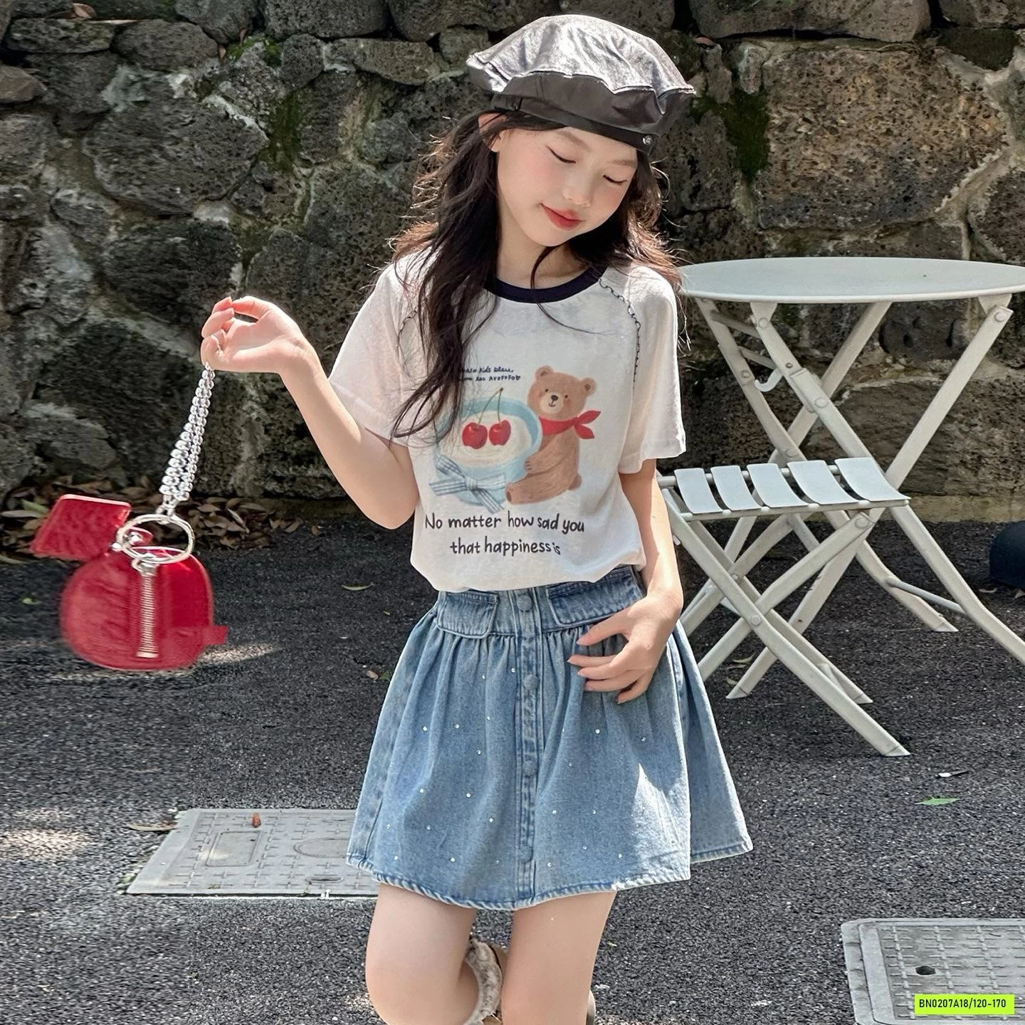 SÉT ÁO GẤU MIX CV JEANS XÒE