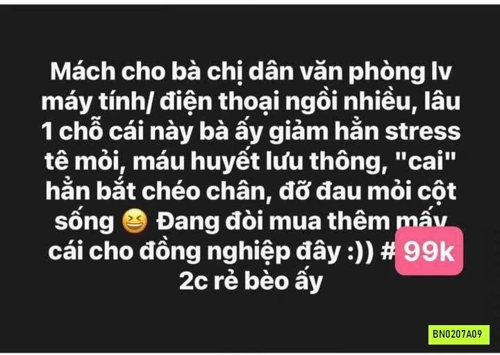 SÉT 2C GÁC CHÂN CÔNG THÁI HỌC 3IN1