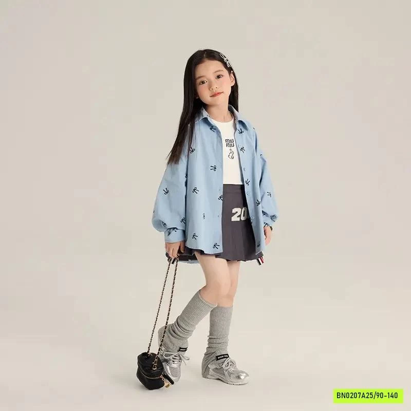SƠ MI DÀI TAY IN NƠ
