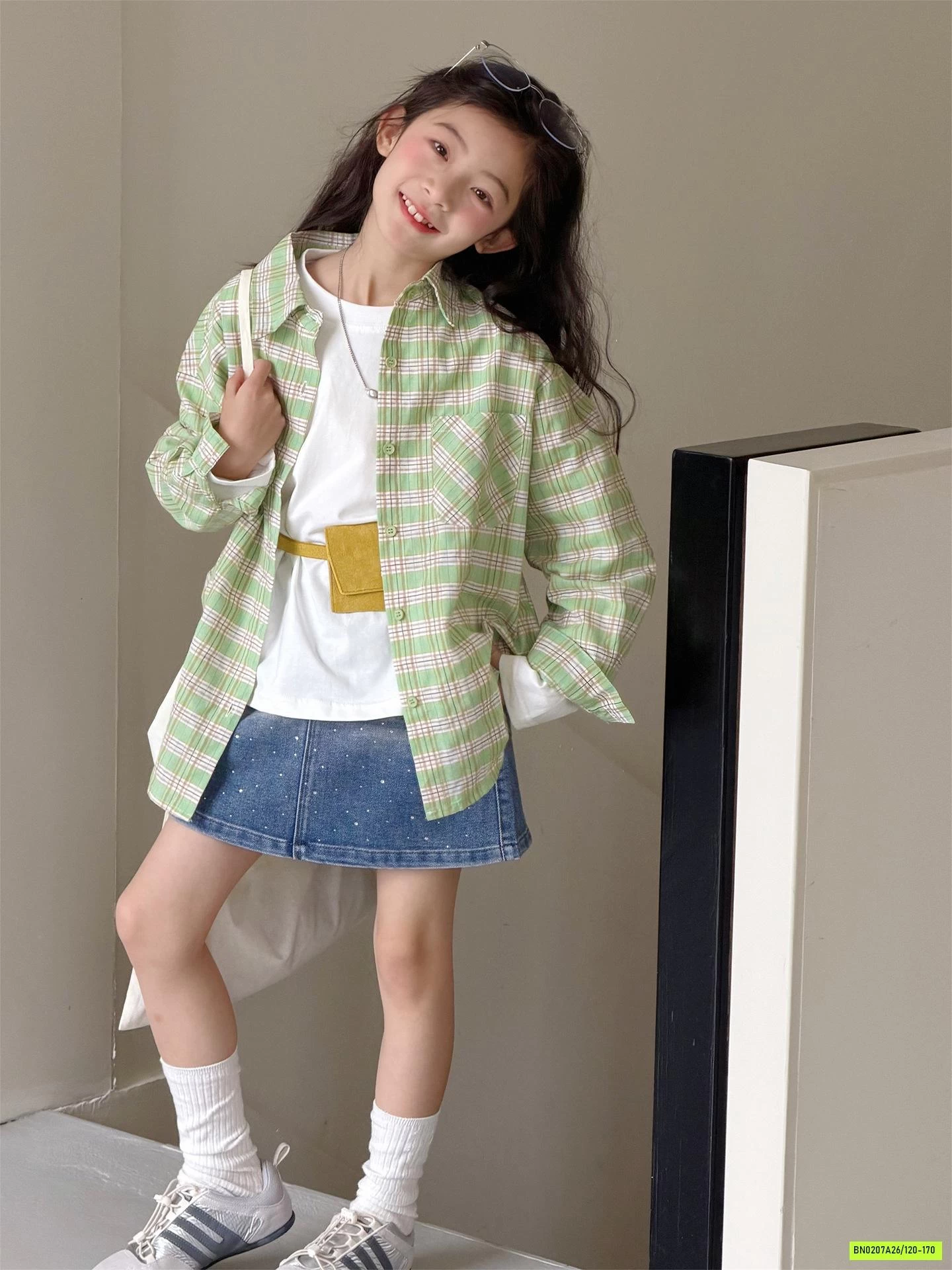 SƠ MI CARO XANH SZ ĐẠI