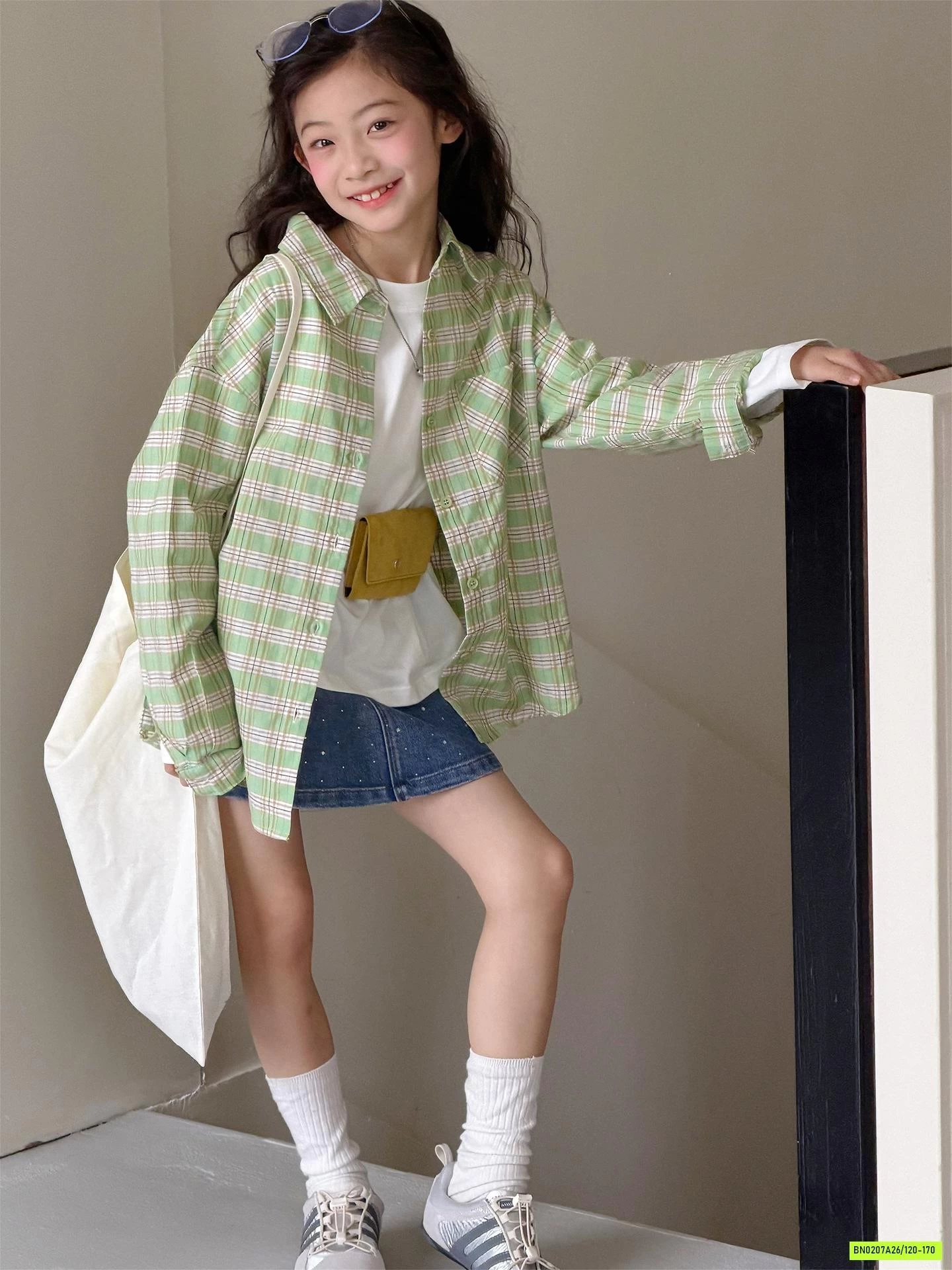 SƠ MI CARO XANH SZ ĐẠI