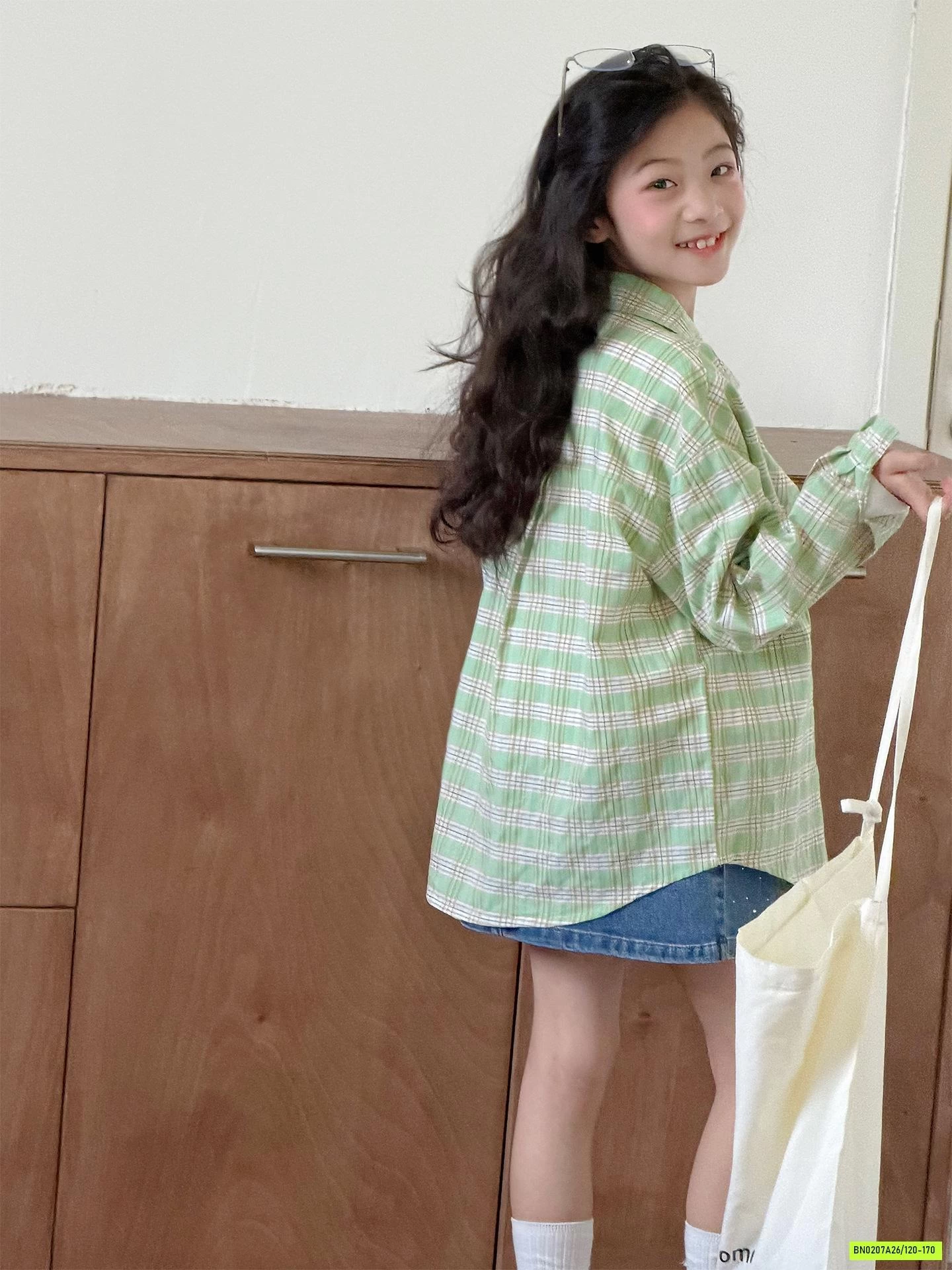 SƠ MI CARO XANH SZ ĐẠI