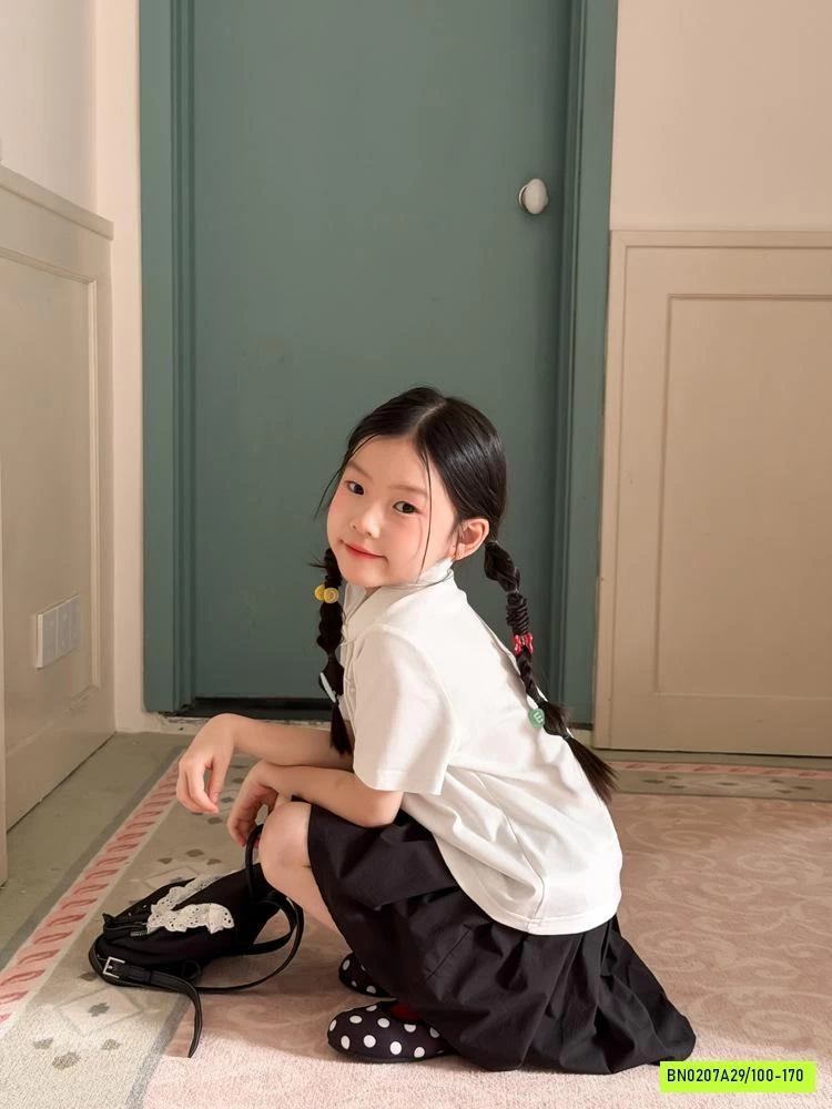 ÁO THUN GIẢ SƠ MI KITTY 26C174 AMBB