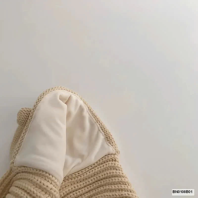 MŨ LEN TAI GẤU CHO BÉ