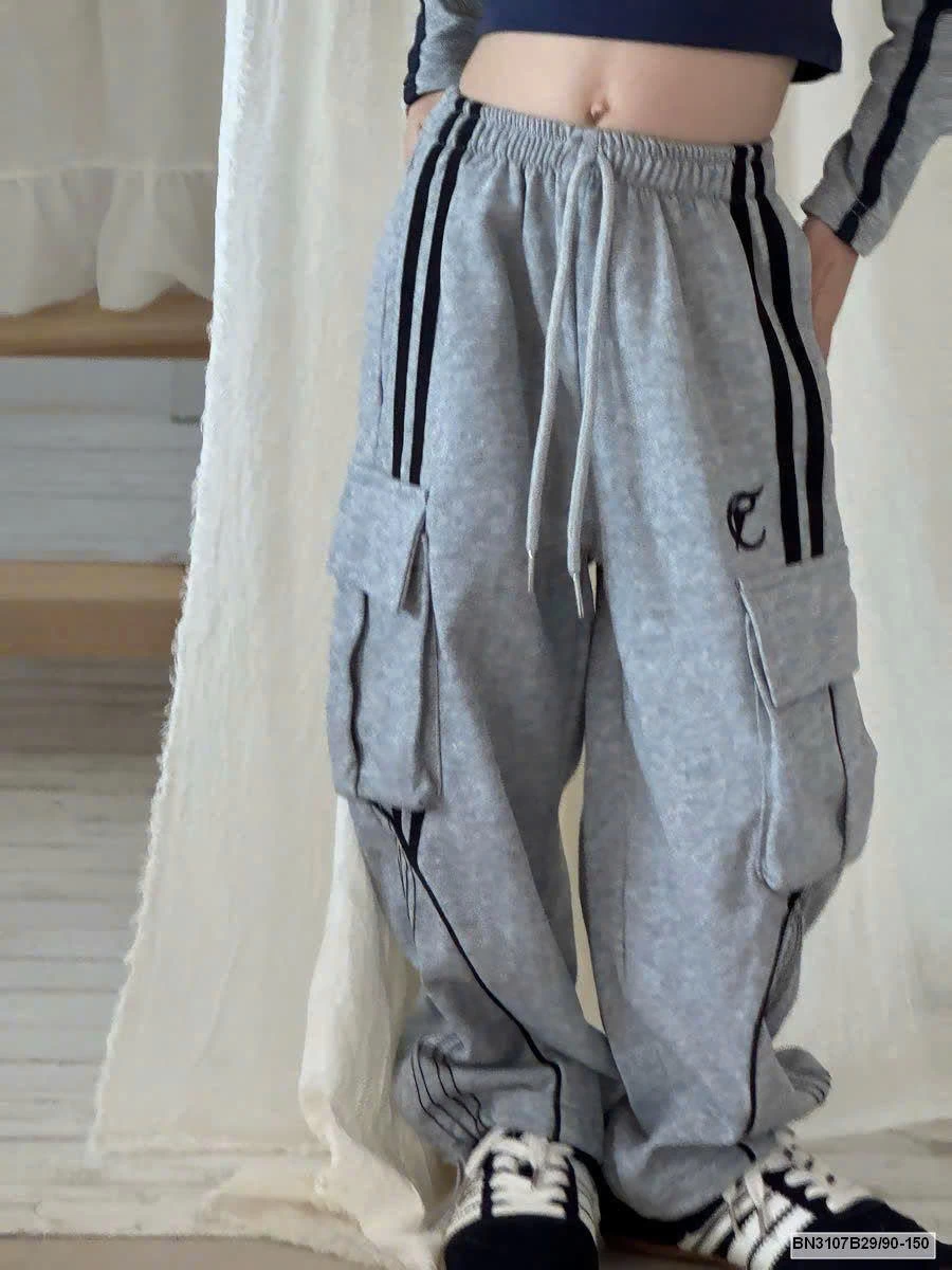 QUẦN KẺ SỌC THỂ THAO TÚI HỘP CHO BG