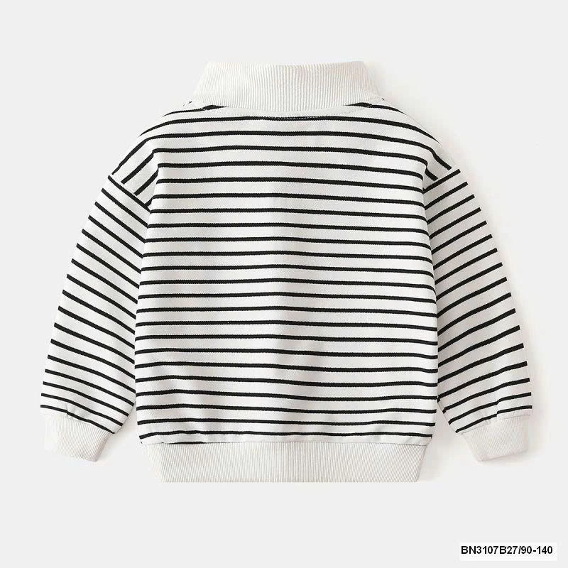 ÁO NỈ POLO KẺ NGANG WAPPY