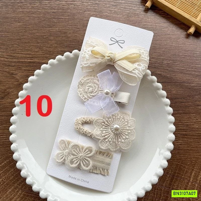 SÉT 4 KẸP TÓC REN TIỂU THƯ