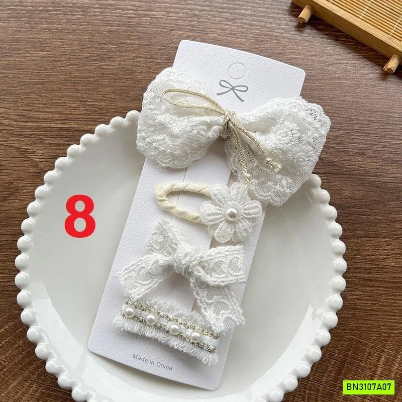 SÉT 4 KẸP TÓC REN TIỂU THƯ