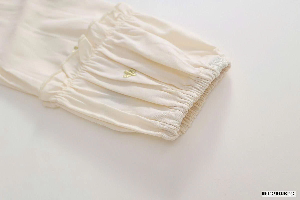 ĐẦM TAY BỒNG THÊU HOA