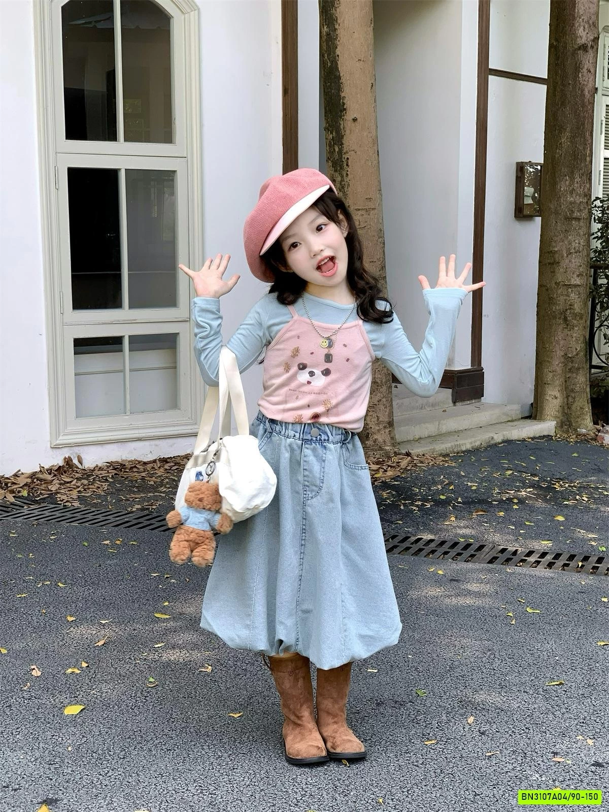 ÁO THUN GIẢ 2 DÂY MIX CV BÍ JEANS