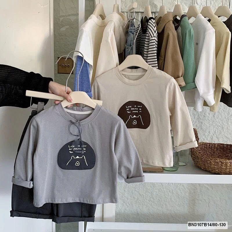 ÁO THUN GẤU DÀI TAY HÀN QUỐC