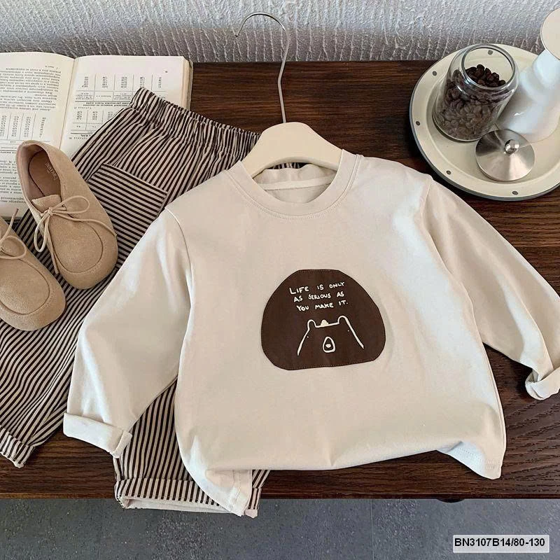 ÁO THUN GẤU DÀI TAY HÀN QUỐC