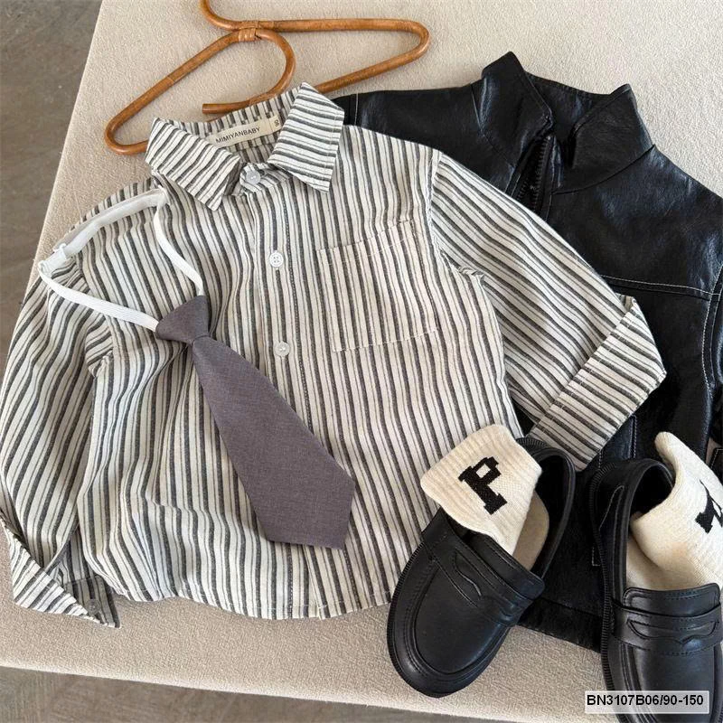 Áo sơ mi kẻ sọc MMY