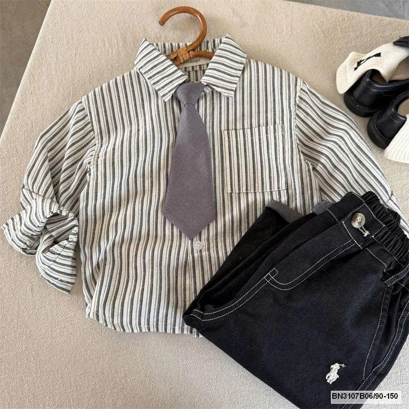 Áo sơ mi kẻ sọc MMY