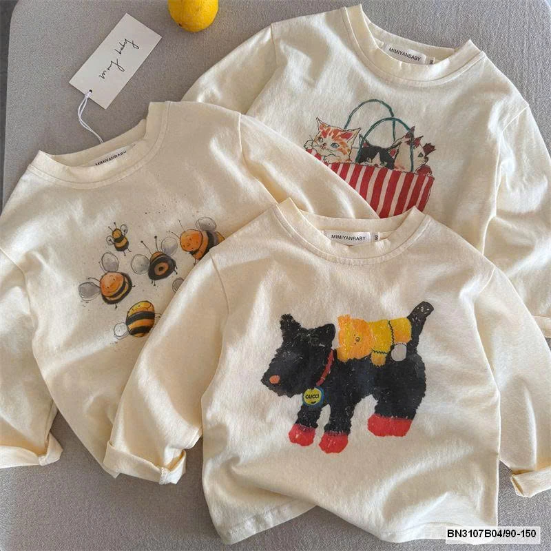 ÁO THUN DÀI TAY ĐỘNG VẬT