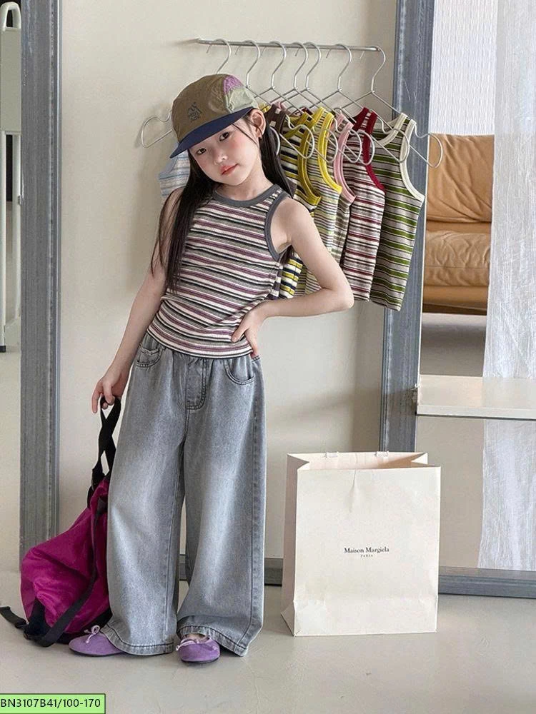 QUẦN JEAN MÀU XÁM BẠC MÀU AMBB  26B017