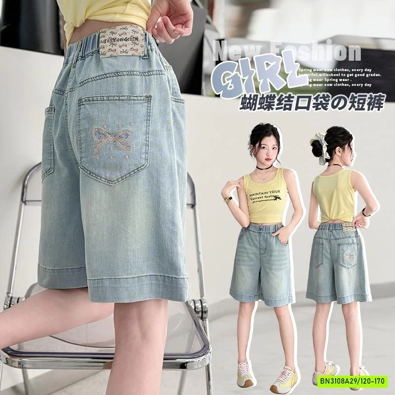 JEANS LỬNG NGANG GỐI THÊU NƠ SZ ĐẠI
