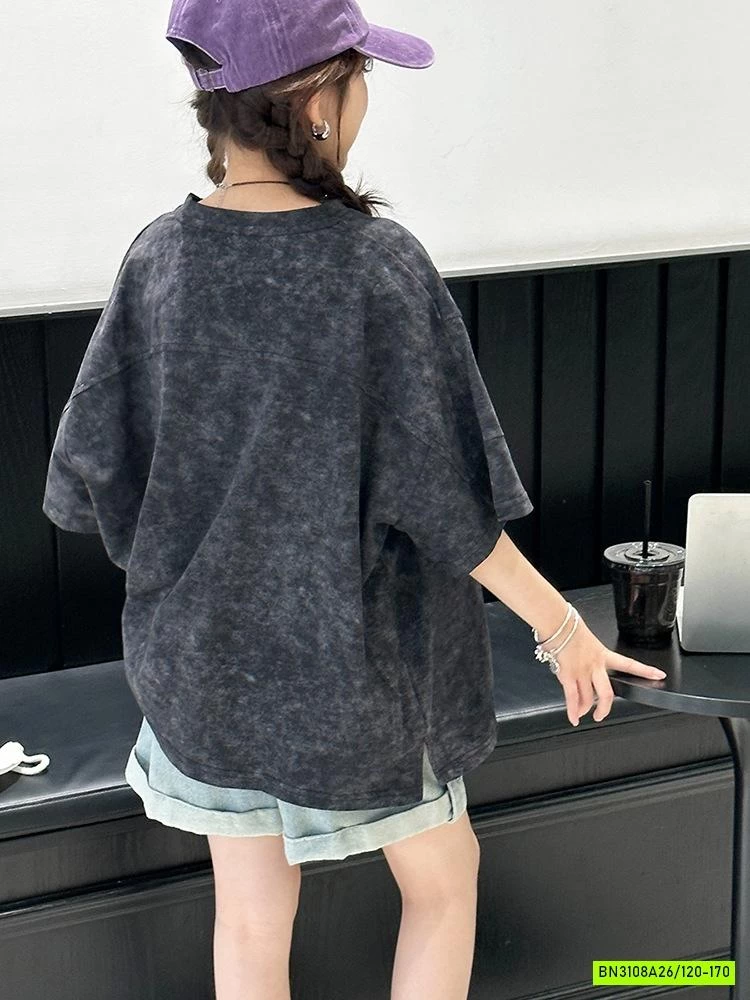 ÁO THUN LOANG MÀU IN THỎ SZ ĐẠI