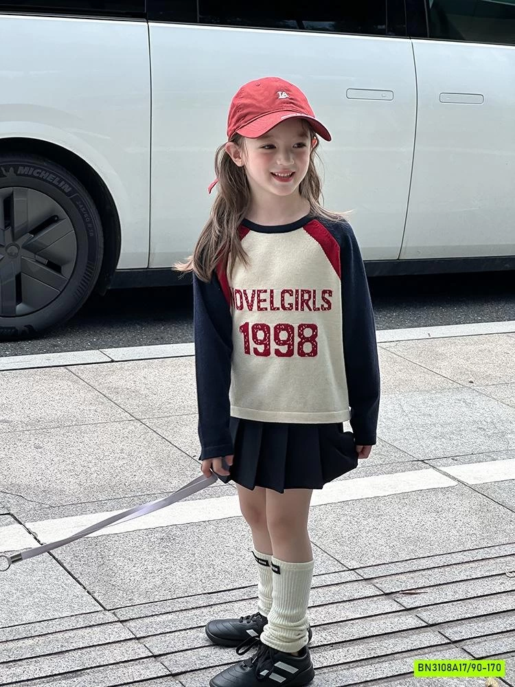 ÁO LEN PHỐI MÀU TAY 25F073 AMBB