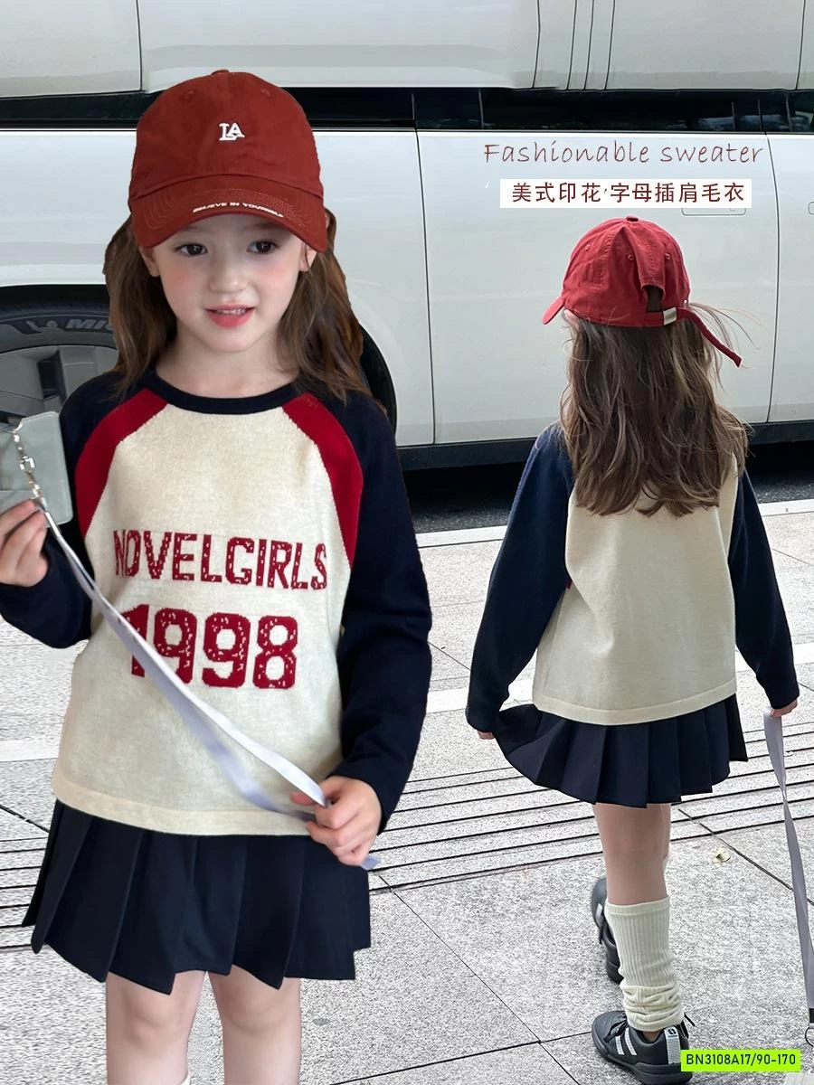 ÁO LEN PHỐI MÀU TAY 25F073 AMBB