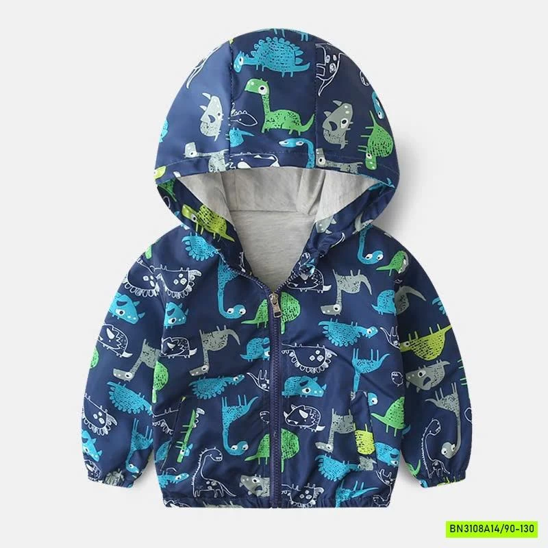 KHOÁC GIÓ IN HÌNH LÓT COTTON