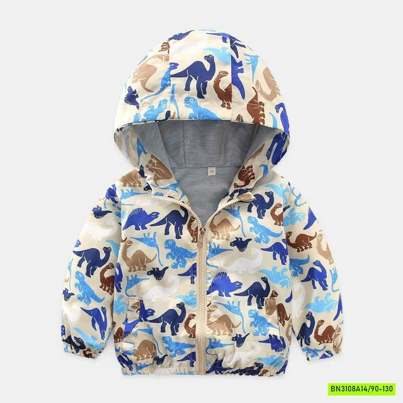 KHOÁC GIÓ IN HÌNH LÓT COTTON