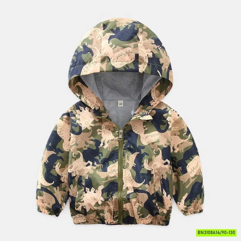 KHOÁC GIÓ IN HÌNH LÓT COTTON