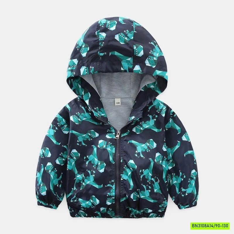 KHOÁC GIÓ IN HÌNH LÓT COTTON