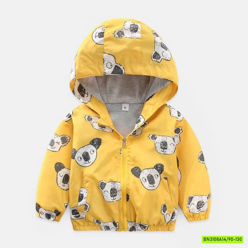 KHOÁC GIÓ IN HÌNH LÓT COTTON