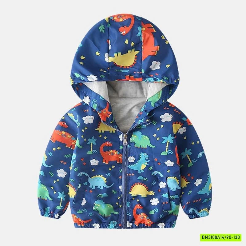 KHOÁC GIÓ IN HÌNH LÓT COTTON