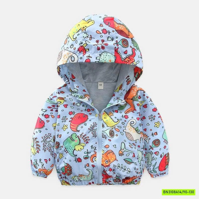 KHOÁC GIÓ IN HÌNH LÓT COTTON