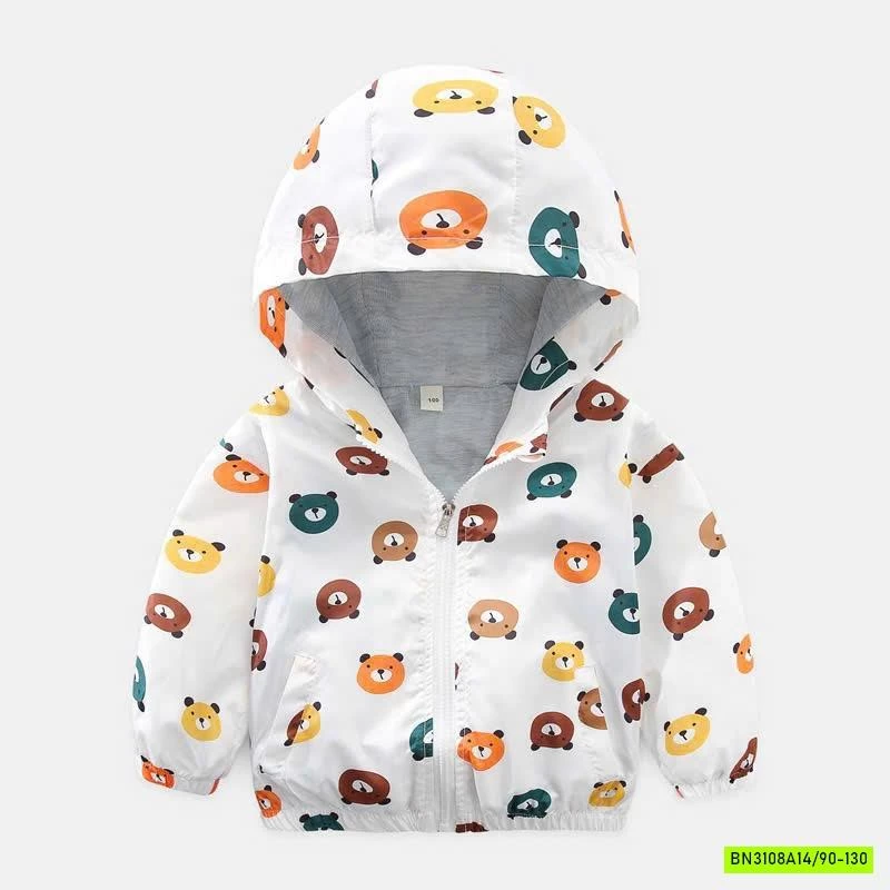 KHOÁC GIÓ IN HÌNH LÓT COTTON