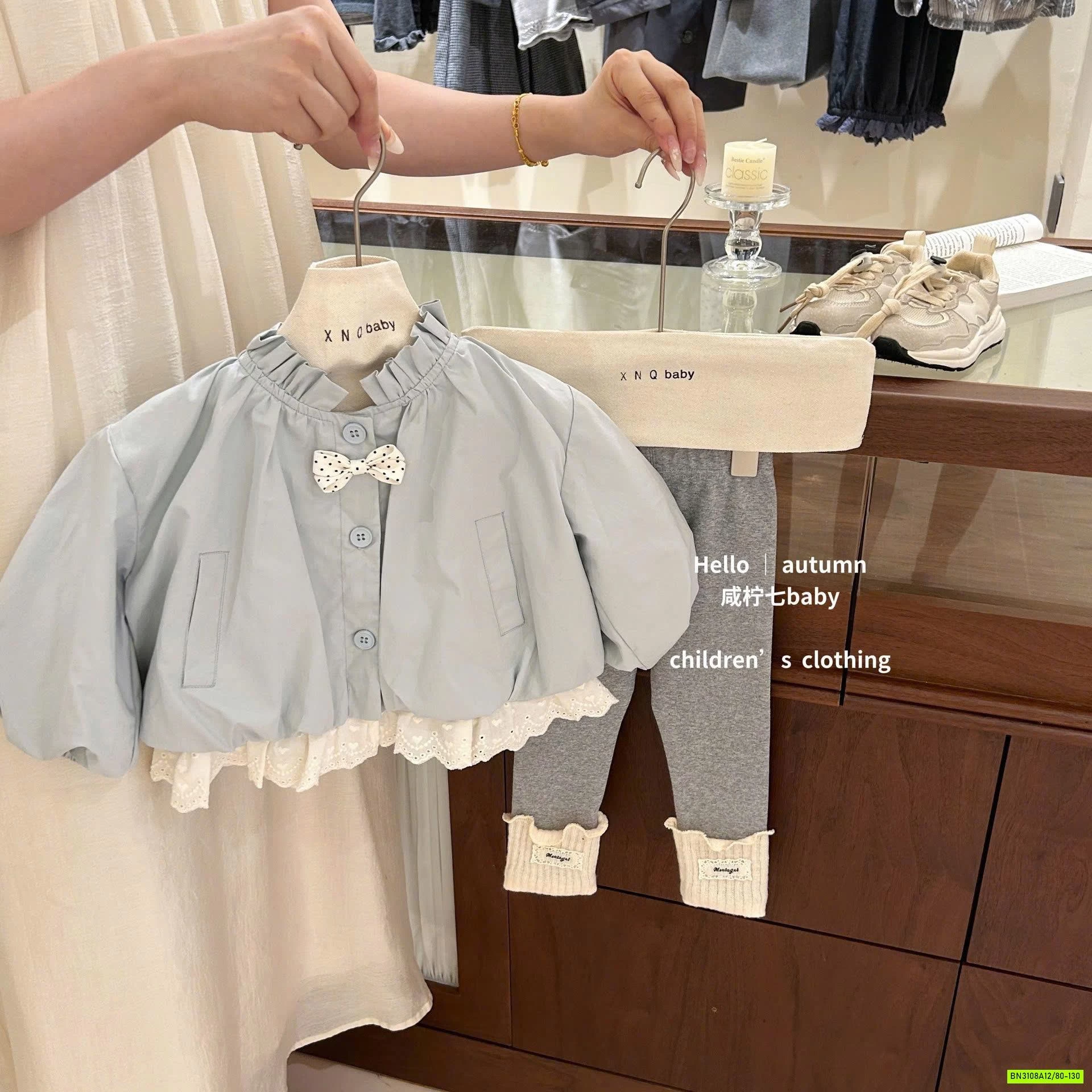 SET ÁO KHOÁC MIX LEGGING