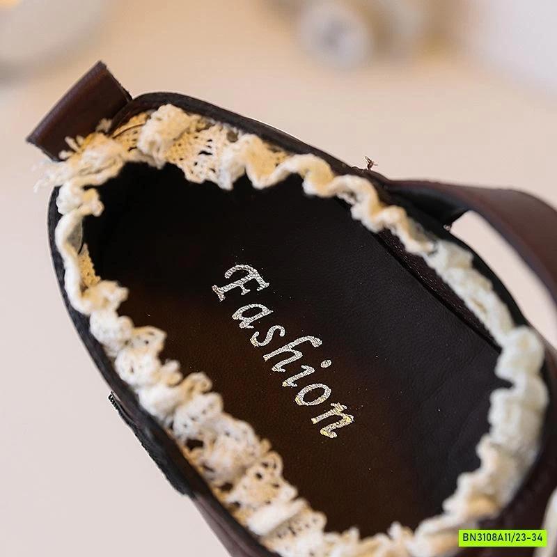 GIÀY BÚP BÊ VIỀN REN THÊU BÉ GÁI