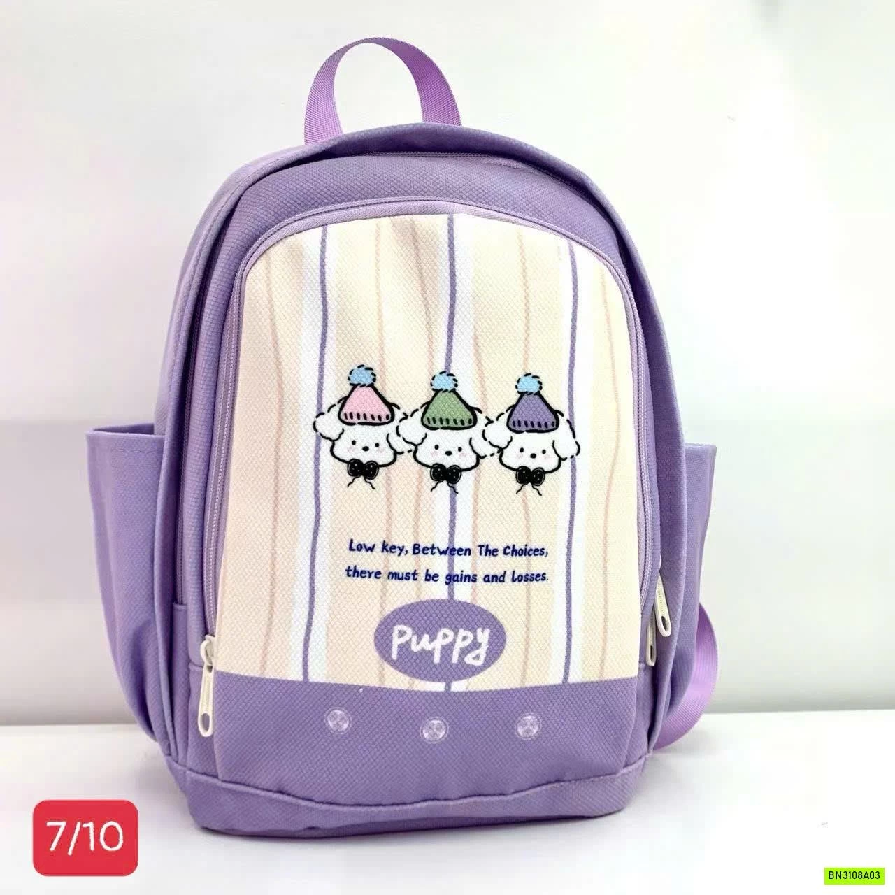 BALO ĐI HỌC HỌA TIẾT CUTE CHO BÉ