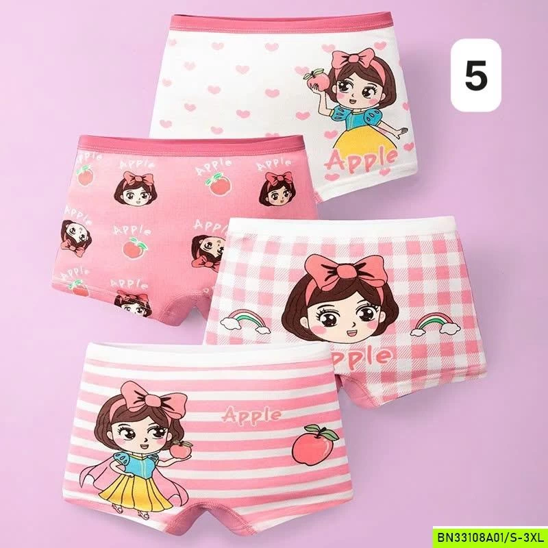 SET 4 CHIP ĐÙI BÉ GÁI BẢNG MÀU MỚI