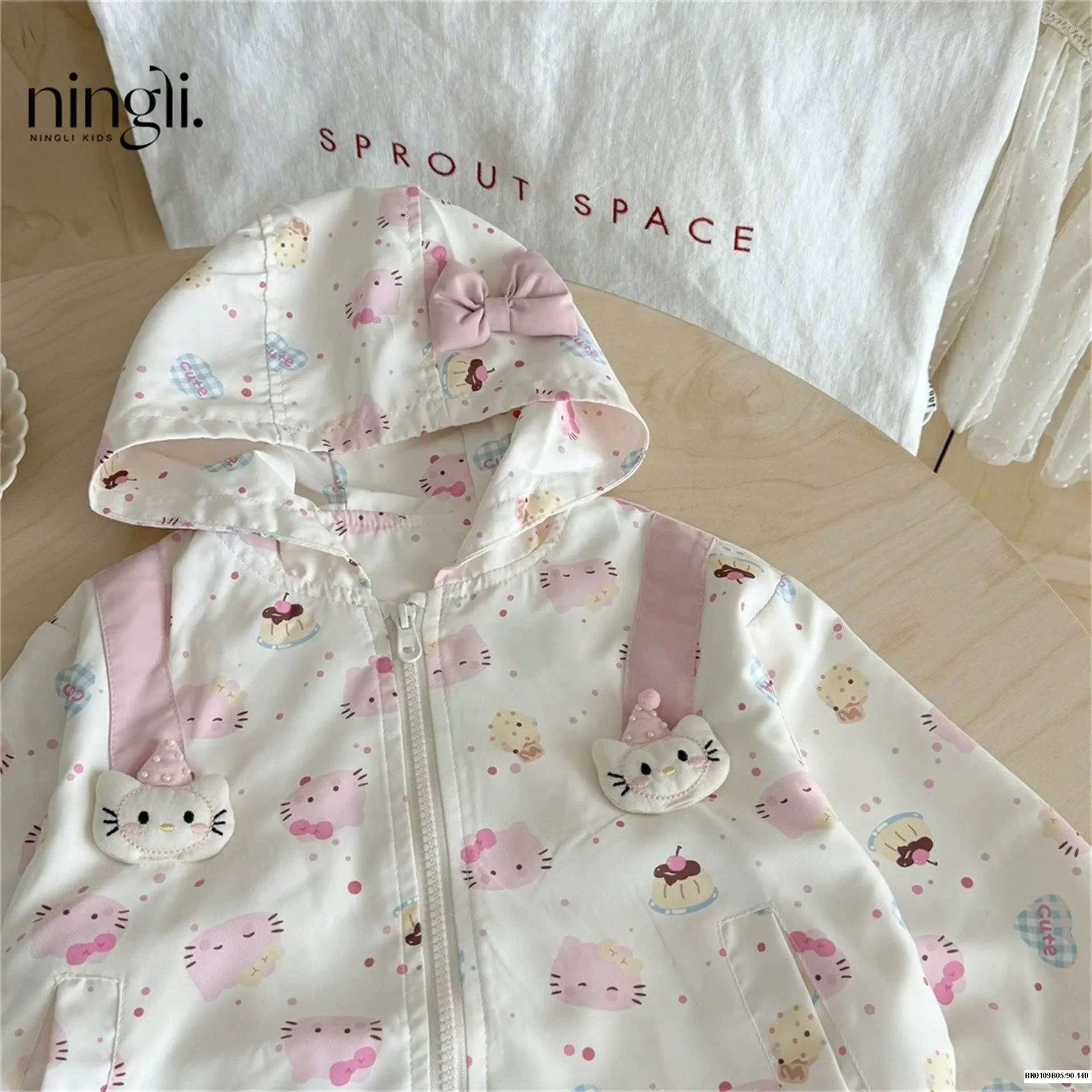 ÁO KHOÁC GIÓ NINGLI NEW