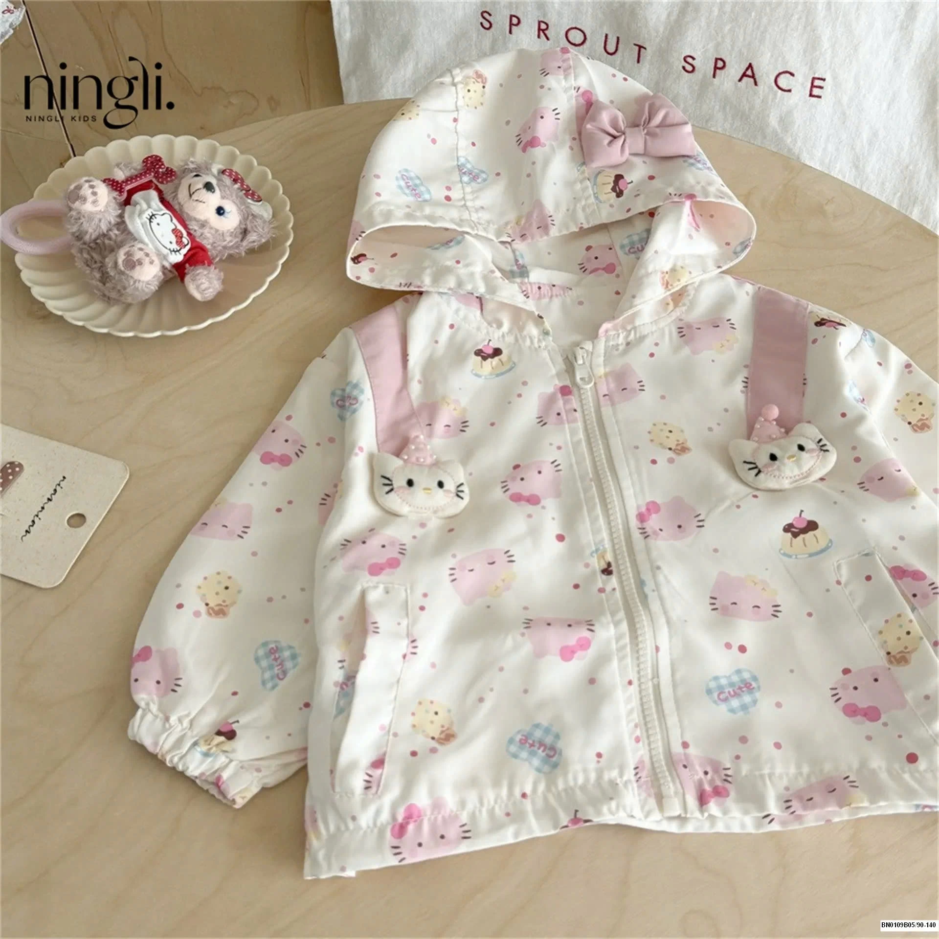 ÁO KHOÁC GIÓ NINGLI NEW