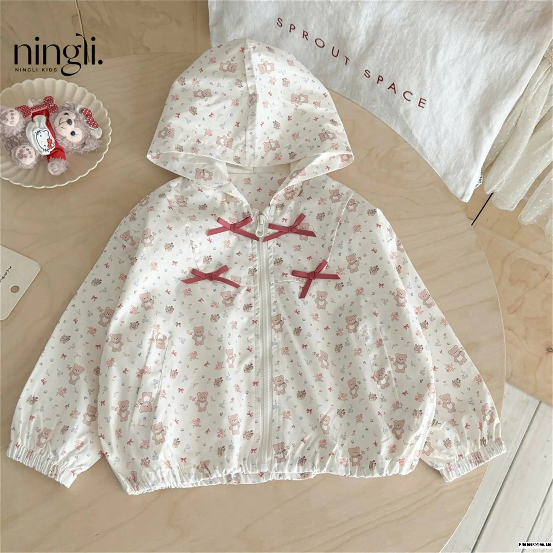 ÁO KHOÁC GIÓ NINGLI NEW