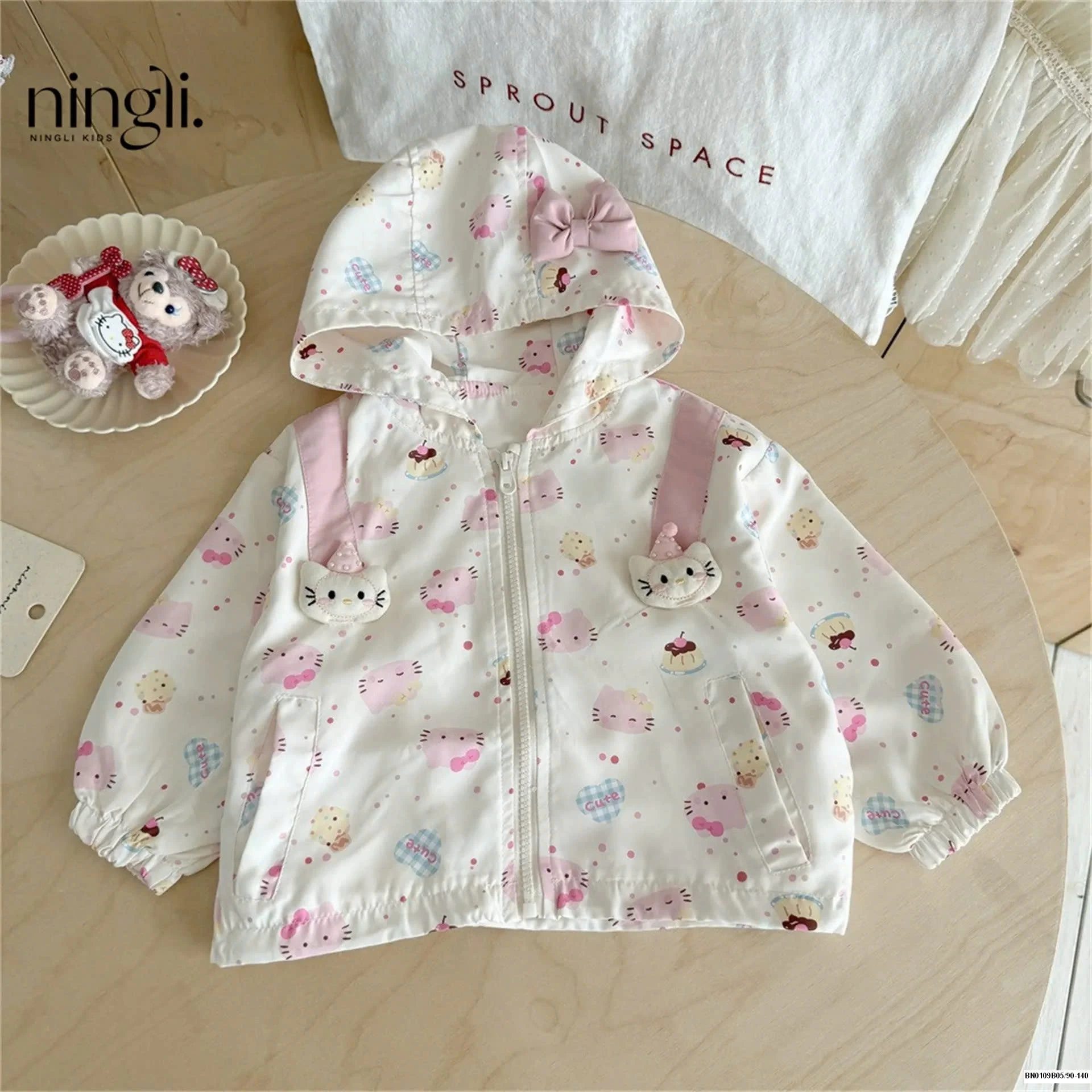 ÁO KHOÁC GIÓ NINGLI NEW