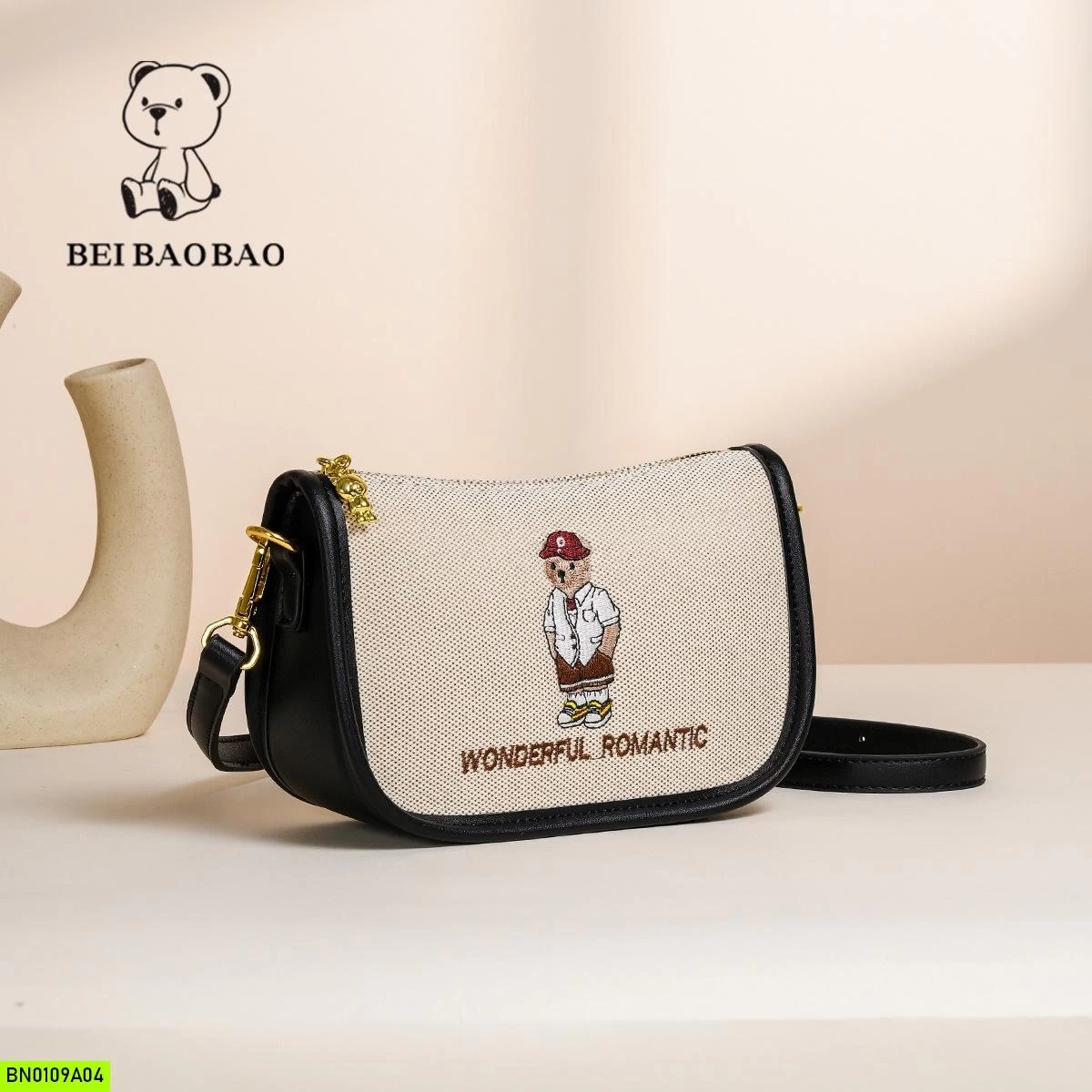 TÚI ĐEO CHÉO BÁN NGUYỆT MINI BEIBAOBAO