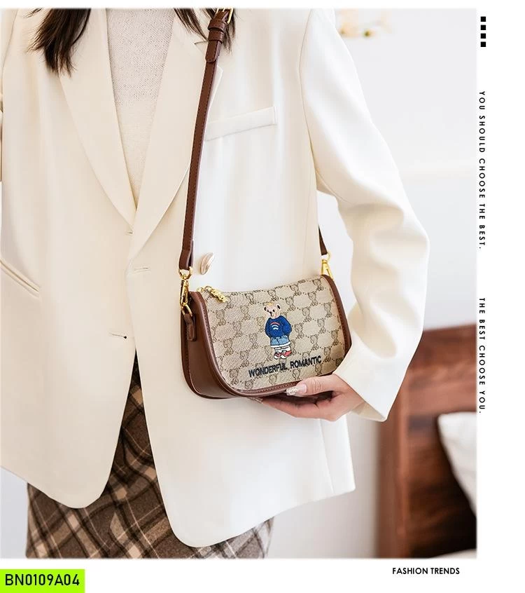 TÚI ĐEO CHÉO BÁN NGUYỆT MINI BEIBAOBAO