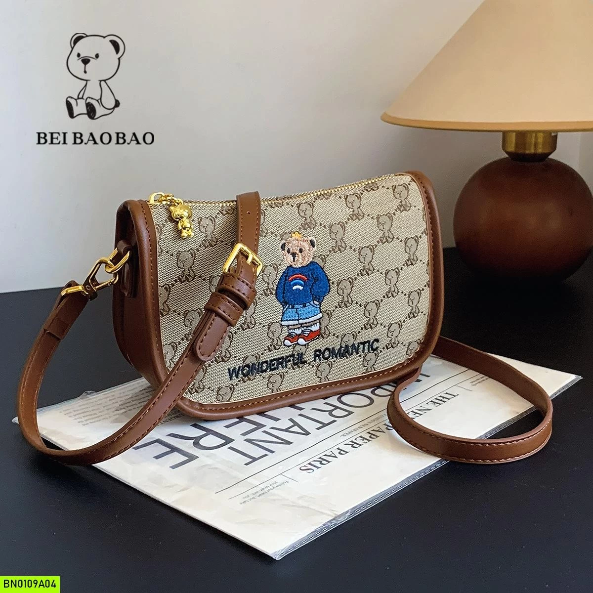 TÚI ĐEO CHÉO BÁN NGUYỆT MINI BEIBAOBAO