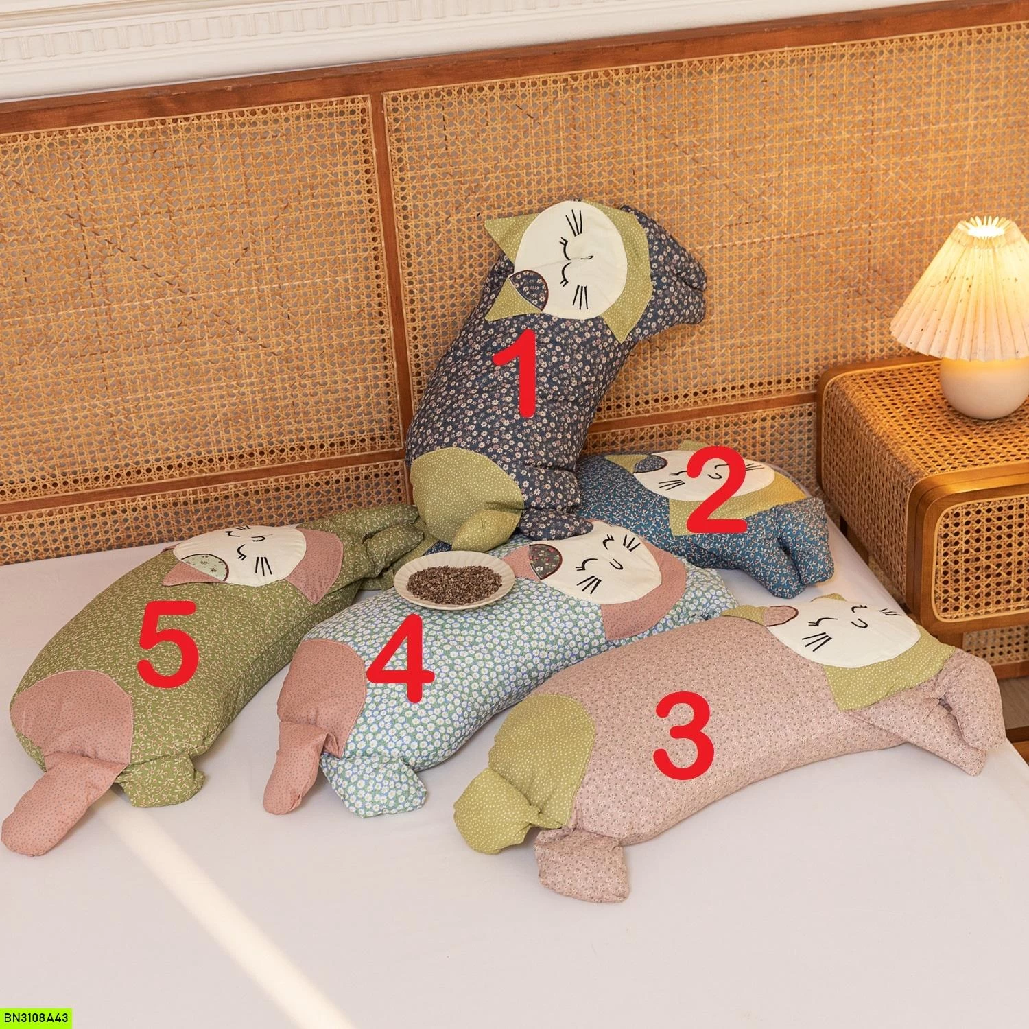 GỐI MÈO HẠT KIỀU MẠCH