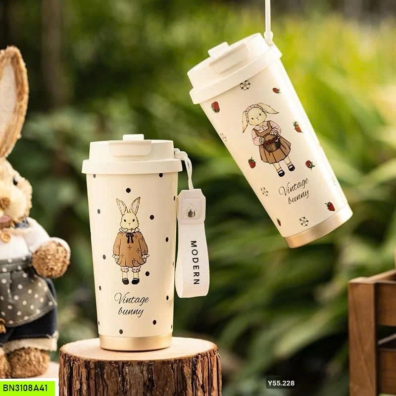 CỐC GIỮ NHIỆT VINTAGE BUNNY