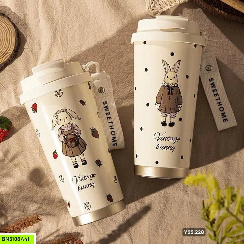 CỐC GIỮ NHIỆT VINTAGE BUNNY